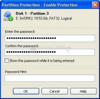 Foto Disk Password Protection