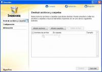 Pantallazo EgisTec Shredder