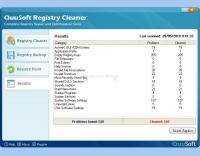 Screenshot QuuSoft Registry Cleaner