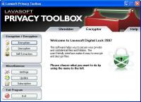 Pantallazo Lavasoft Privacy Toolbox