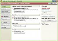 Pantallazo Webroot Internet Security Essentials