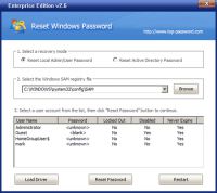 Pantallazo Reset Windows Password