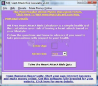Pantallazo MB Heart Attack Risk Calculator