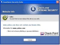 Captura de pantalla ZoneAlarm Extreme Security