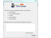 Captura Microsoft Fix it Center