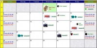 Foto Web Page Calendar