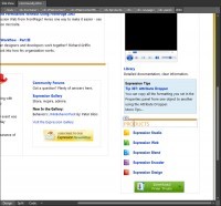 Screenshot Microsoft Expression Studio