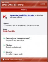 Captura Kaspersky Small Office Security