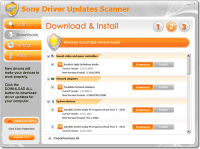 Foto SONY Driver Updates Scanner