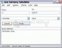 Pantallazo Ace Currency Calculator