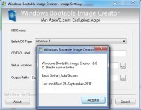 Captura Windows Bootable Image Creator