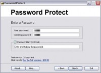 Captura Password Protect Folders