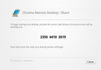 Foto Chrome Remote Desktop