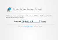 Captura Chrome Remote Desktop