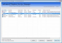 Pantallazo Advanced WinService Manager