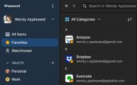 Screenshot 1Password