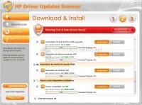 Screenshot HP Driver Updates Scanner
