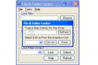Captura File and Folder Locker