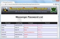 Foto Messenger Password Decryptor