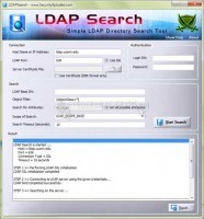 Pantallazo LDAP Search