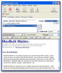 Pantallazo MaxBulk Mailer
