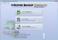 Screenshot Ocster Backup Freeware Edition