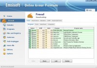 Screenshot Emsisoft Online Armor Firewall