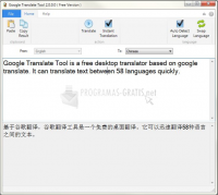 Pantallazo Google Translate Tool