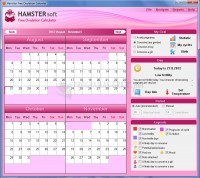 Pantallazo Hamster Free Woman Calendar