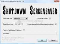 Pantallazo Shutdown Screensaver