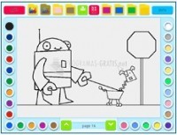 Screenshot Coloring Book 14: Robots
