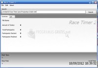 Pantallazo Race Timer