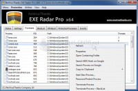 Screenshot EXE Radar Pro