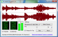 Pantallazo PC Audio Visualizer