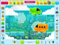 Screenshot Sticker Activity Pages 3: Animal Town