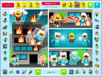 Screenshot Sticker Activity Pages 6: Superheroes