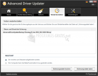 Pantalla Advanced Driver Updater