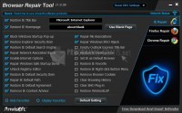Pantallazo Browser Repair Tool