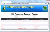 Captura AIM Password Decryptor