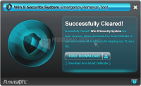 Pantallazo Win 8 Security System Removal Tool