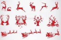Pantallazo Christmas Silhouettes - Iconos de Navidad