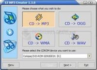 Pantallazo EZ MP3 Creator