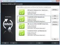 Pantallazo Freemore WMA to MP3 Converter