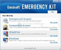 Pantallazo Emsisoft Emergency Kit