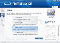 Screenshot Emsisoft Emergency Kit