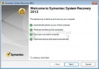 Captura Symantec System Recovery