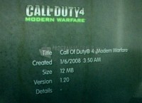 Foto Call of Duty 4: Modern Warfare Patch
