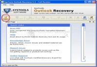 Pantallazo SysTools Outlook Recovery