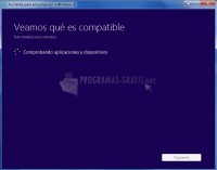 Pantallazo Asistente para la actualización a Windows 8