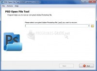 Pantallazo PSD Open File Tool